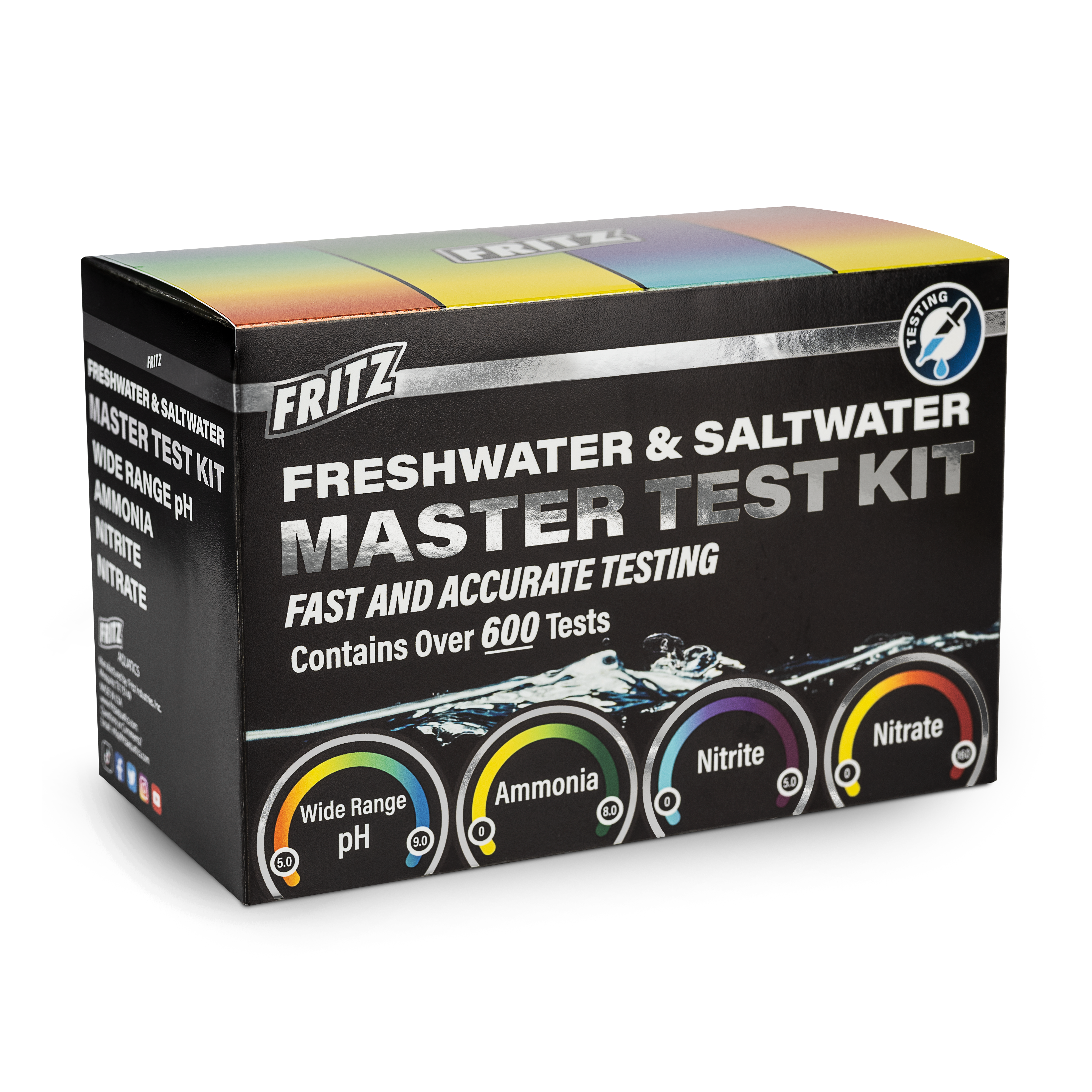 Saltwater master shop test kit