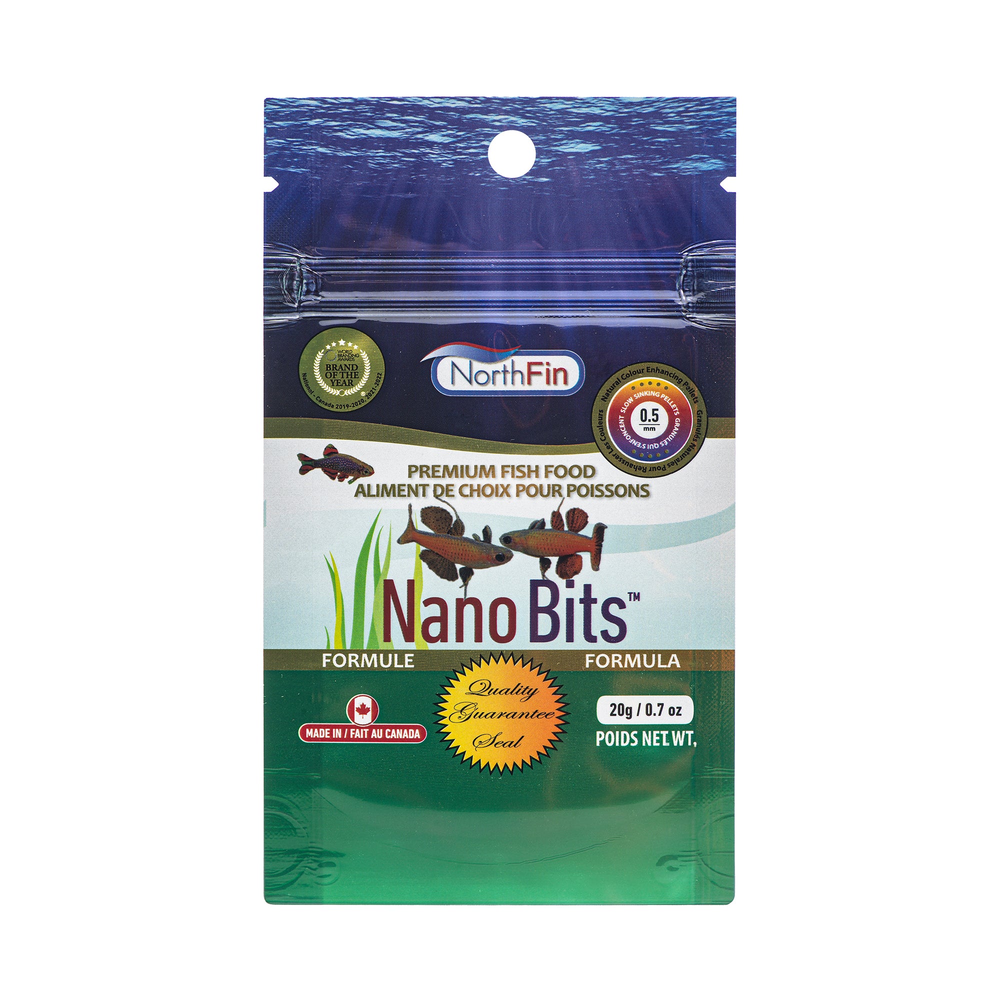 Northfin Fish Food Nano Bits 0.5mm Pellets