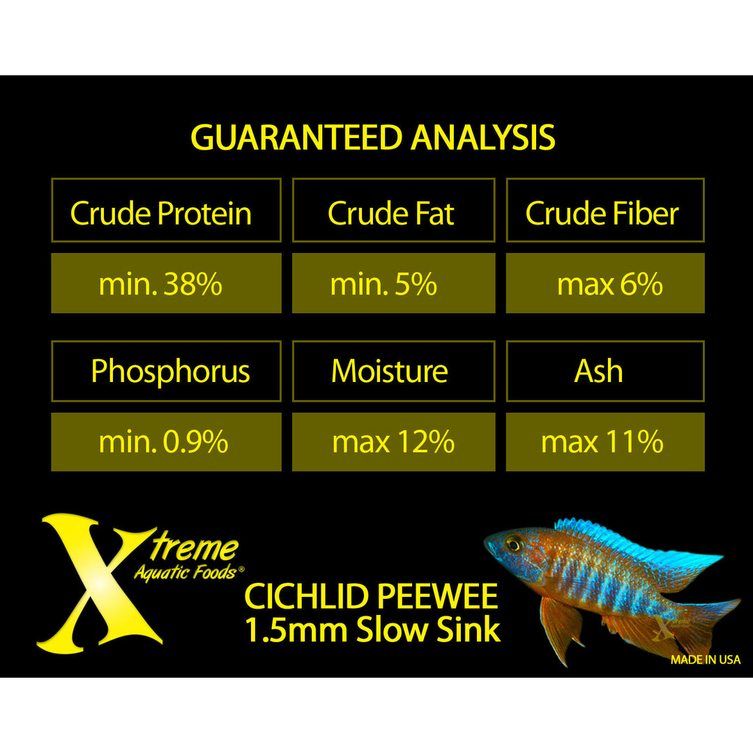 Xtreme PeeWee Cichlid Fish Food