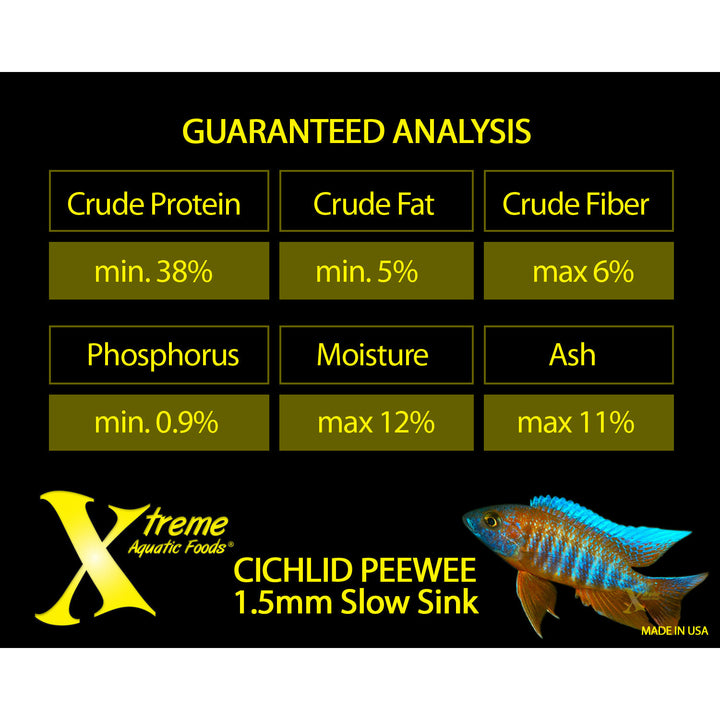 Xtreme PeeWee Cichlid Fish Food