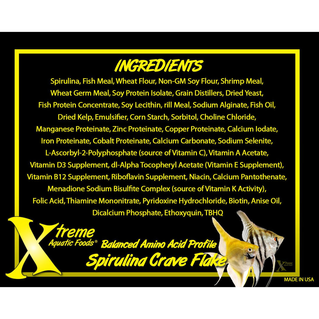 Xtreme Community Crave Flakes. Krill/Spirulina