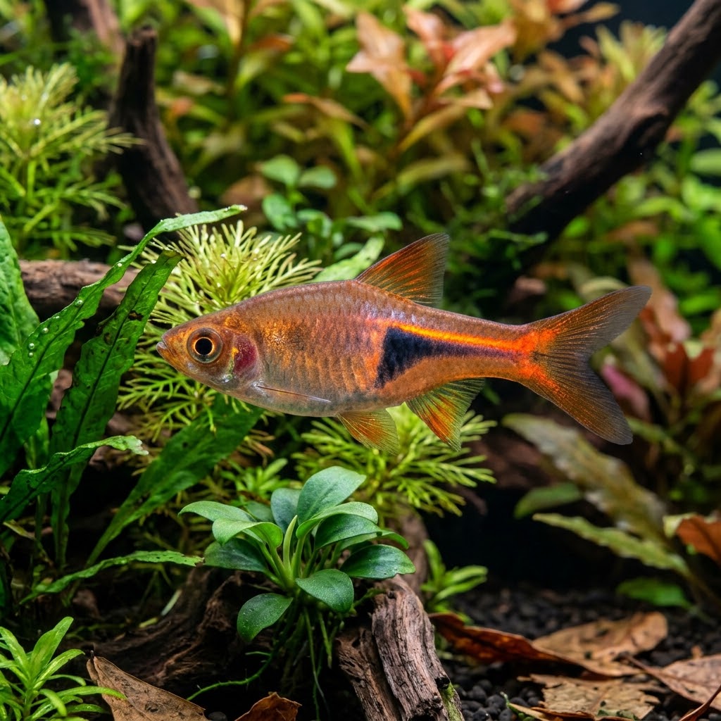 Glowlight Hengeli Rasbora (Trigonostigma hengeli) (Unsexed)