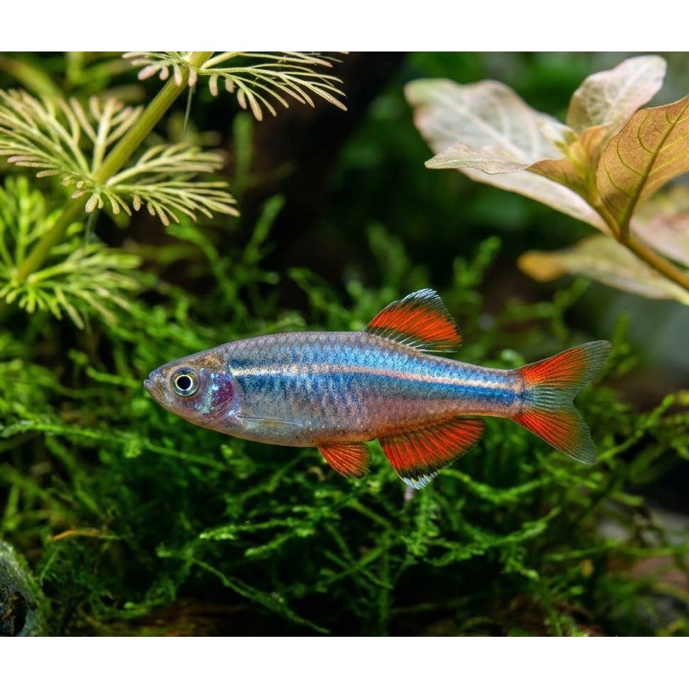 Vietnamese Cardinal White Cloud Danio (Tanichthys micagemmae)(Unsexed)