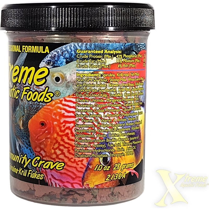 Xtreme Community Crave Flakes. Krill/Spirulina