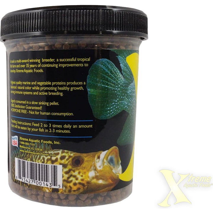 Xtreme Aquatic Foods Big Fella Stick Fish Food - 2.5 Lbs Slow Sinking Pellets For Large Aggressive Fish
