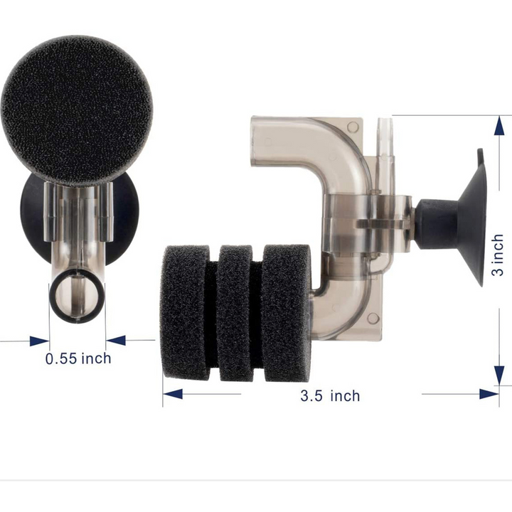 Nano Sponge Filter (Glass Mounting)