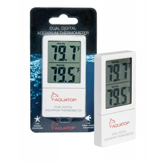 AQUATOP DTG-25 External Digital Thermometer with Dual Temperature Display