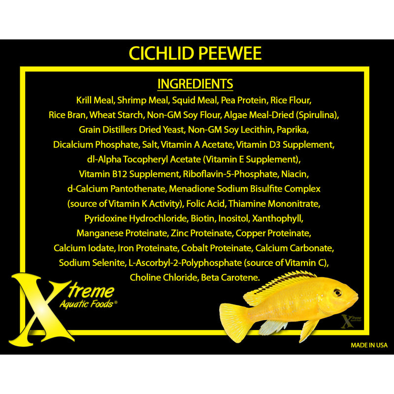 Xtreme PeeWee Cichlid Fish Food